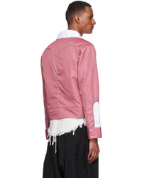 Youths in Balaclava Pink Cotton Jacket