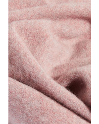 Acne Studios Canada Fringed Wool Scarf Pink