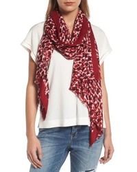 Kate Spade New York Inked Texture Oblong Twill Scarf