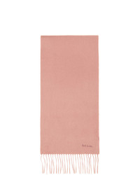 Paul Smith Pink Cashmere Scarf