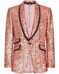 Dolce & Gabbana Sequin Embellished Shawl Lapel Blazer