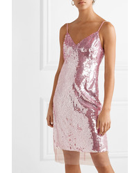 Markus Lupfer Marlane Sequined Tulle Dress