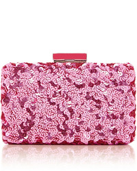 Oscar de la Renta Rogan Sequin Box Clutch