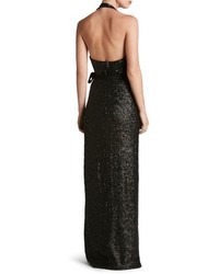 Dress the Population Giselle Sequin Wrap Gown