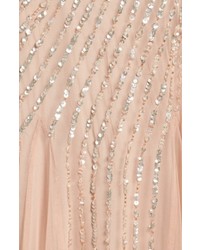 Adrianna Papell Sequin One Shoulder Gown