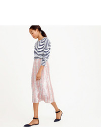 J.Crew Collection Patterned Sequin Skirt