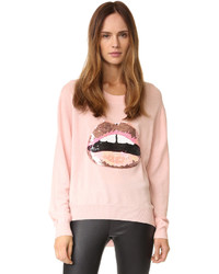 Pink Sequin Sweater