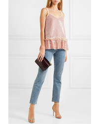Needle & Thread Med Sequined Chiffon Camisole