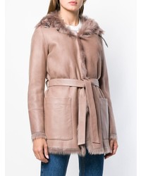 Belstaff Fur Lined Coat