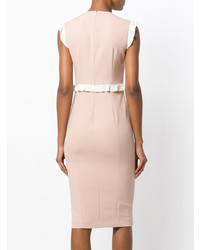 RED Valentino Frill Trim Fitted Dress