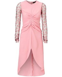 Giles Pink Lip Sleeve Sable Dress