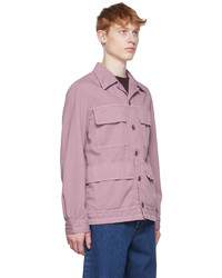 Dries Van Noten Purple Cotton Jacket