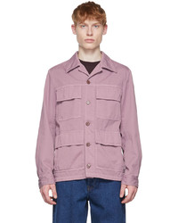 Dries Van Noten Purple Cotton Jacket