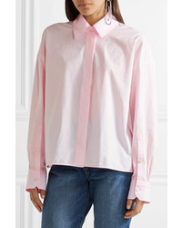 Acne Studios Britta Cotton Poplin Shirt Pastel Pink