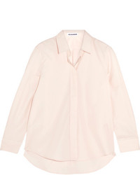 Jil Sander Cotton Shirt Pastel Pink