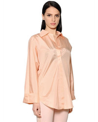 Nina Ricci Oversized Silk Satin Shirt