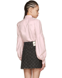 Marc Jacobs Pink Bishop Sleeve Shirt