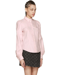 Marc Jacobs Pink Bishop Sleeve Shirt