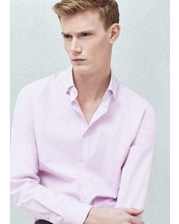 Mango Outlet Slim Fit Tailored Cotton Shirt