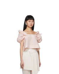 Shushu/Tong Pink Bow Blouse