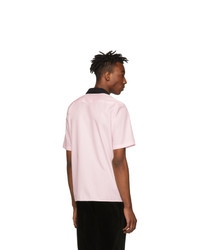 Cobra S.C. Black And Pink Lounge Short Sleeve Shirt