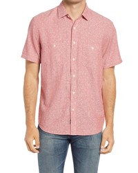 Faherty Island Short Sleeve Button Up Shirt