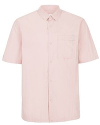 Topman Ltd Pink Short Sleeve Shirt