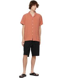 Schnayderman's Orange Modal Short Sleeve Shirt