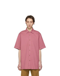 Dries Van Noten Pink Oversized Compton Shirt