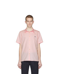 Ps By Paul Smith Pink Zebra Casual Shirt