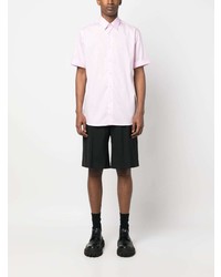 Karl Lagerfeld Pointed Collar Short Sleeve Shirt