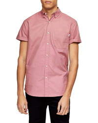 Topman Solid Short Sleeve Shirt