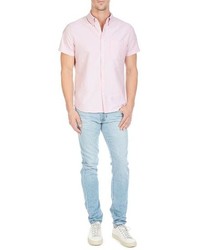 AG Jeans The Aviator Ss Shirt Oxford Pink