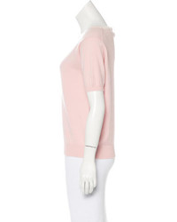 Chanel Cashmere Short Sleeve Sweater
