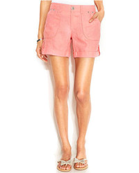 INC International Concepts Cuffed Linen Shorts