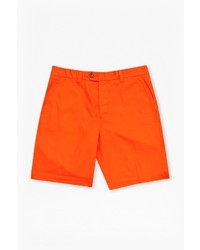 French Connection Peach Pie Twill Cotton Shorts