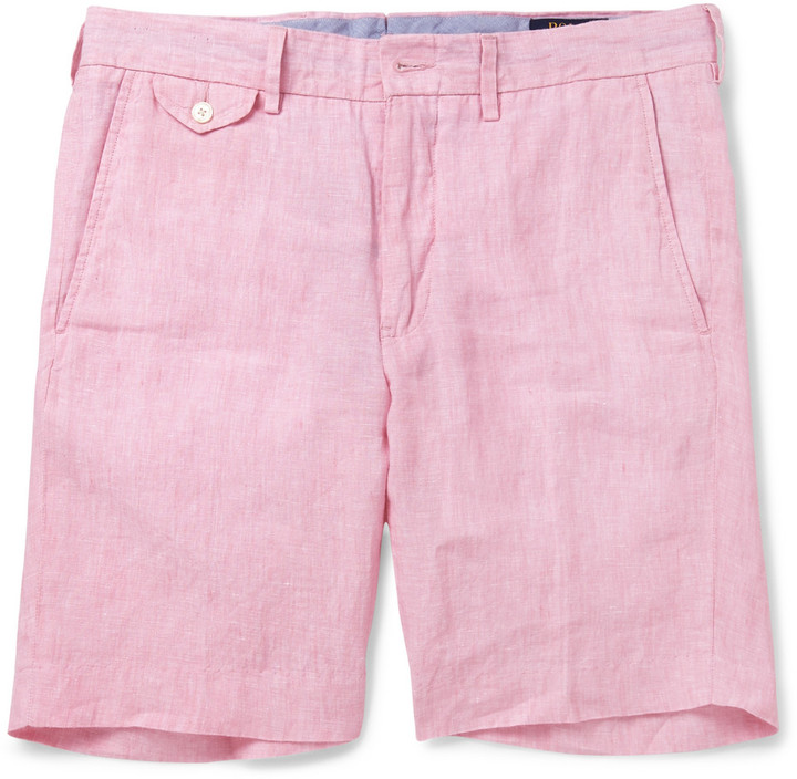 polo ralph lauren pink shorts
