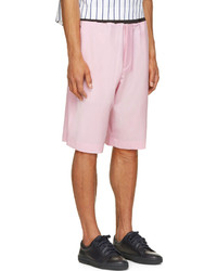 3.1 Phillip Lim Pink Wool Draping Shorts