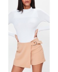 Missguided Side Ring Faux Wrap Shorts