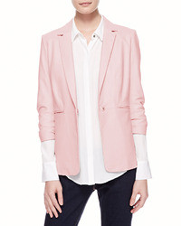 Elizabeth and James James Relaxed Leather Blazer