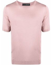 Tagliatore Short Sleeved Silk T Shirt