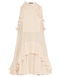 Alexander McQueen Ruffled Silk Georgette Dress