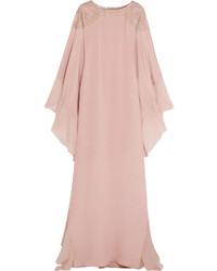 Pink Silk Evening Dress