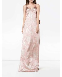 Rochas Brocade Silk Evening Dress