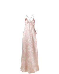 Rochas Brocade Silk Evening Dress