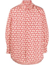 Valentino Toile Iconograph Silk Shirt