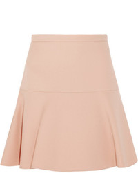 Pink Silk Mini Skirt