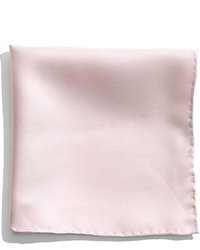Pink Silk Pocket Square