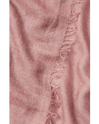 Faliero Sarti Fringed Scarf With Cashmere And Silk