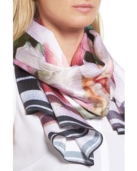 Ted Baker London Painted Posie Silk Cape Scarf